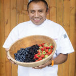 Chef Bruce and all his delicious berries