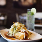 Fish 'n Chips Burrito with Safe-Cilantro Margarita