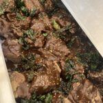 Braised beef in Veracruz chocolate mole